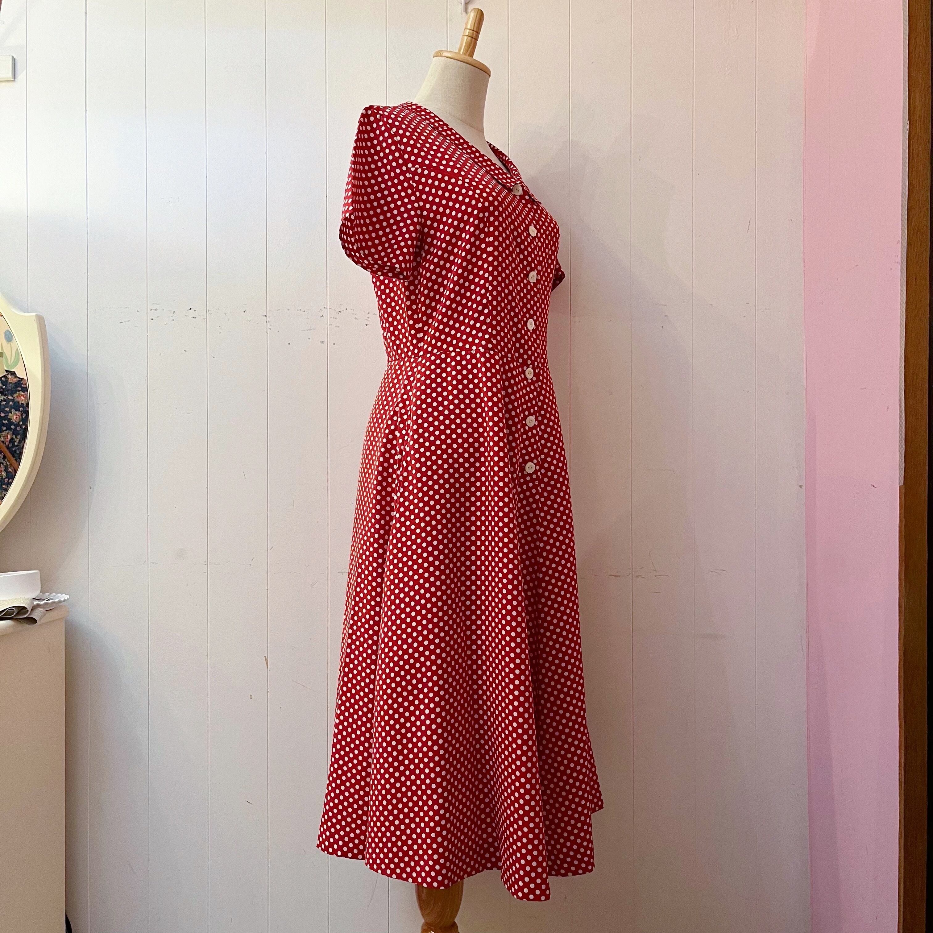 red dot front button one-piece