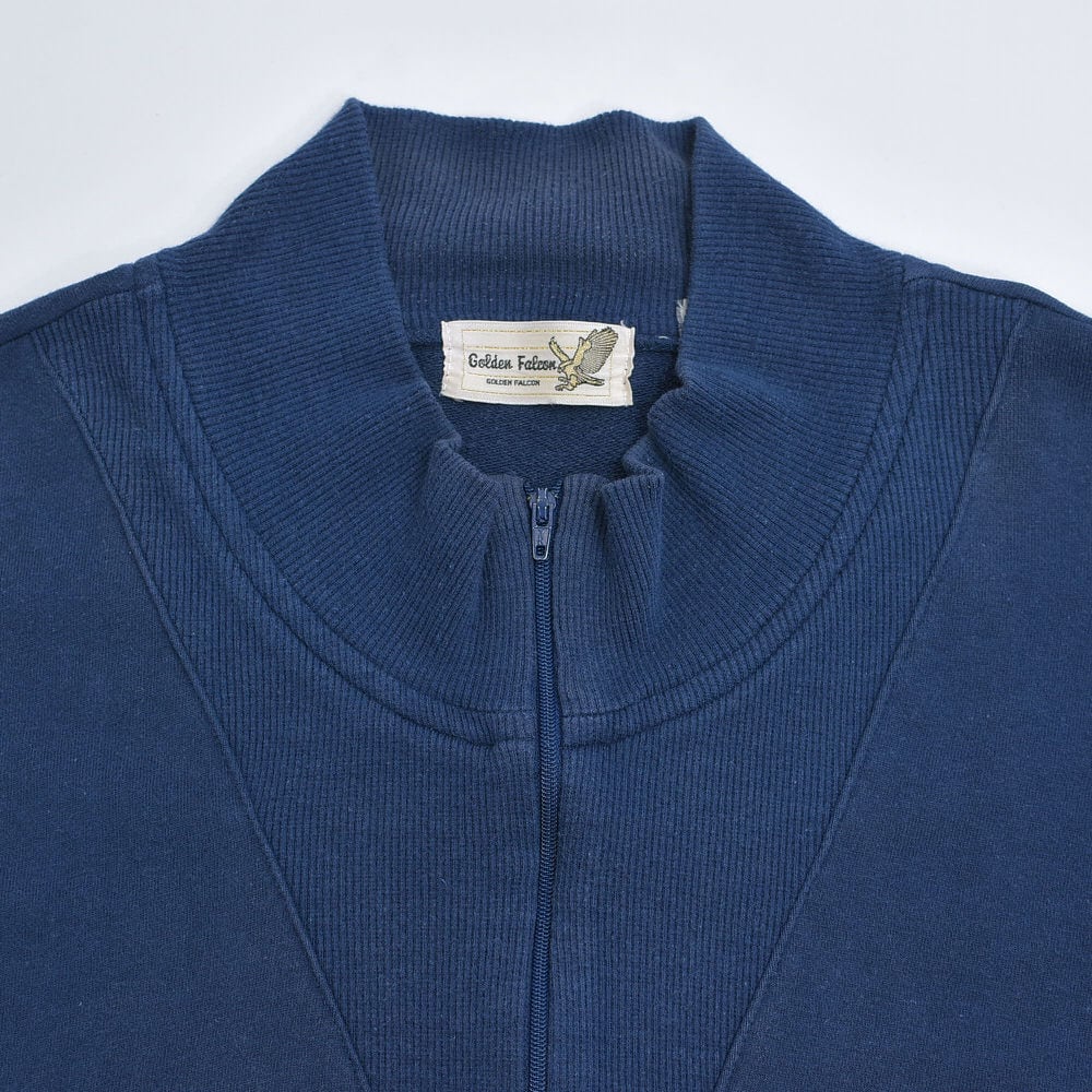 80s～ Golden Falcon ロゴ刺繍 ハーフジップ プルオーバー
