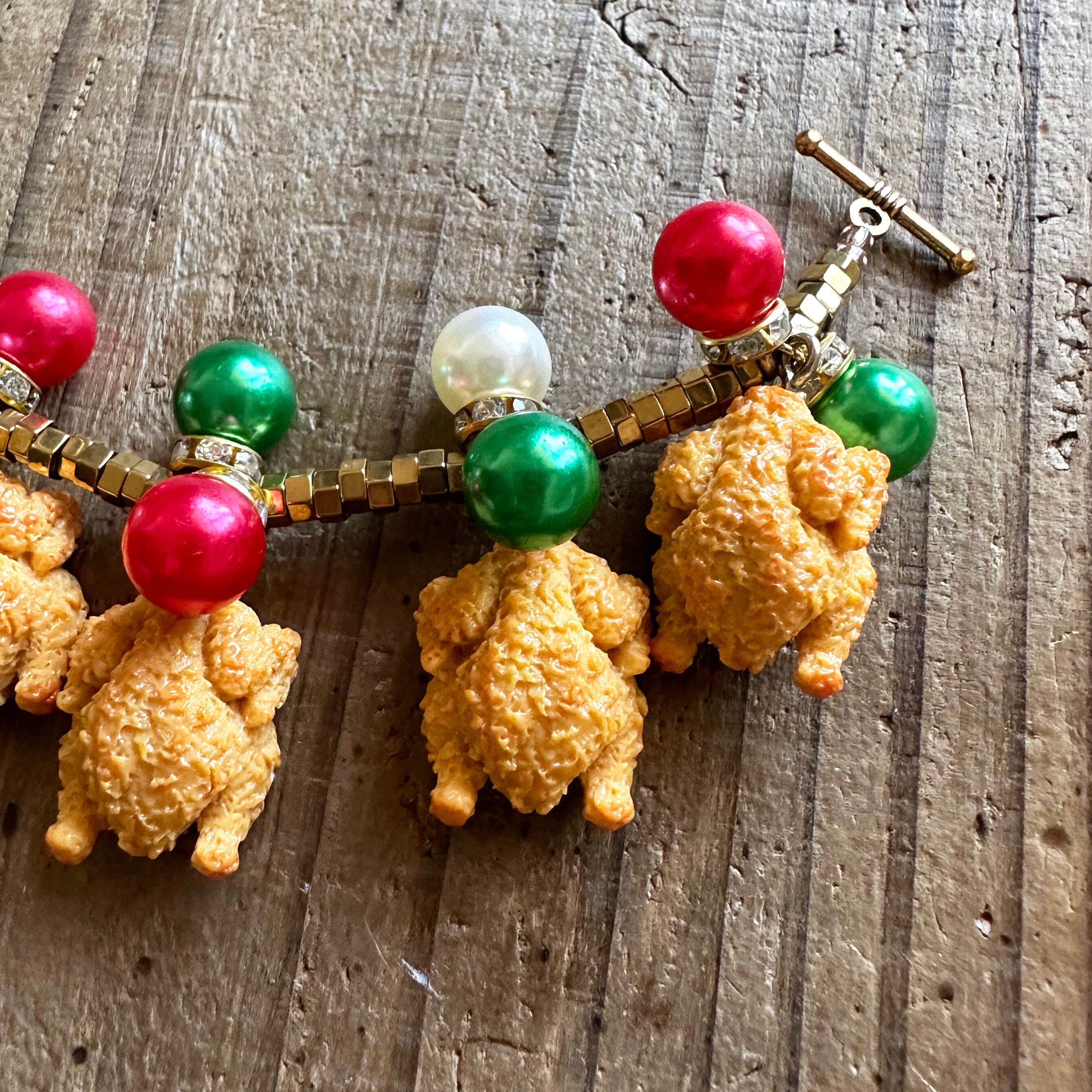 クリスマスはやっぱりチキン!羽織紐