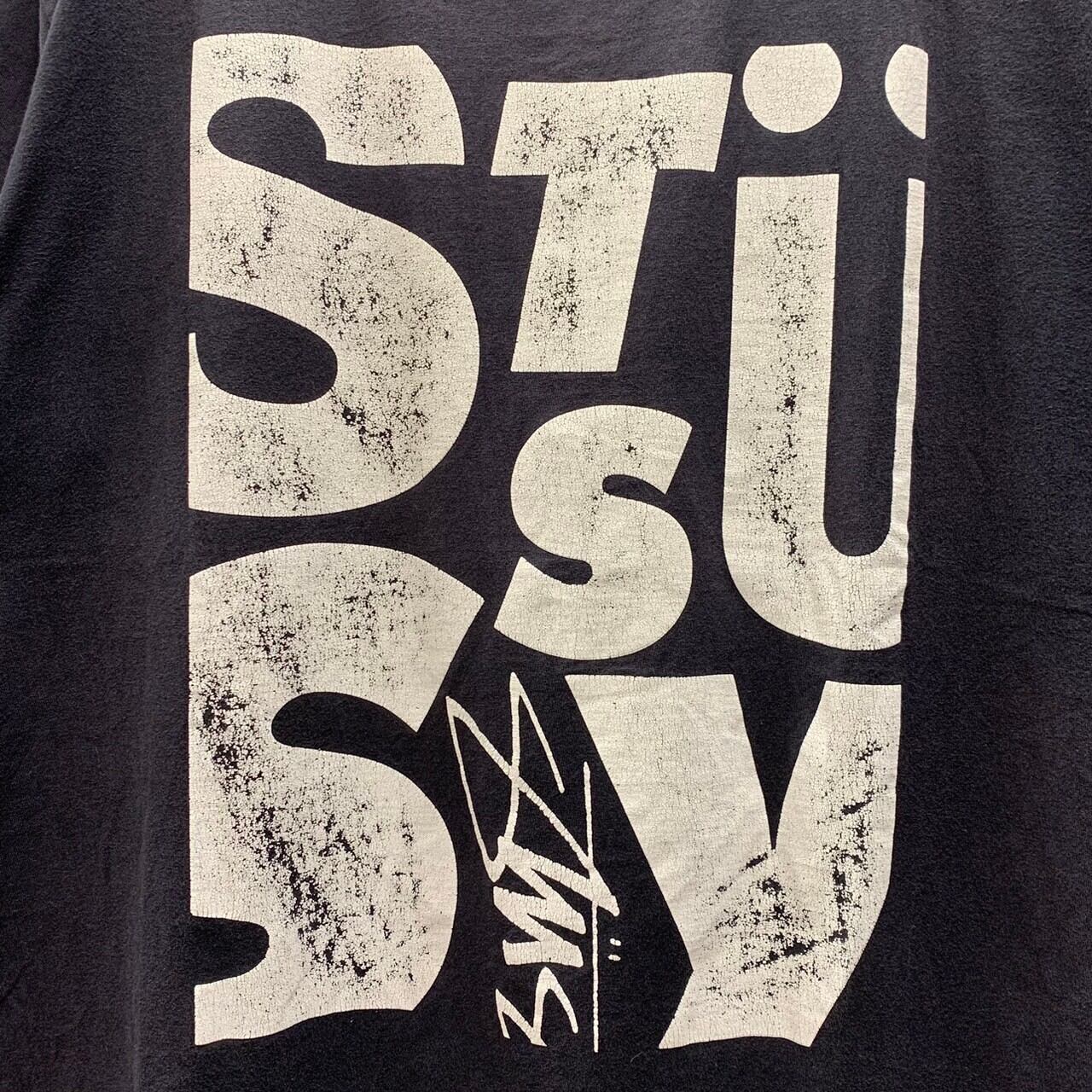 I*!様 Stüssy グラフィックTシャツ Lサイズ STUSSY ステューシー Tシャツ 半袖 グラフィック プリント