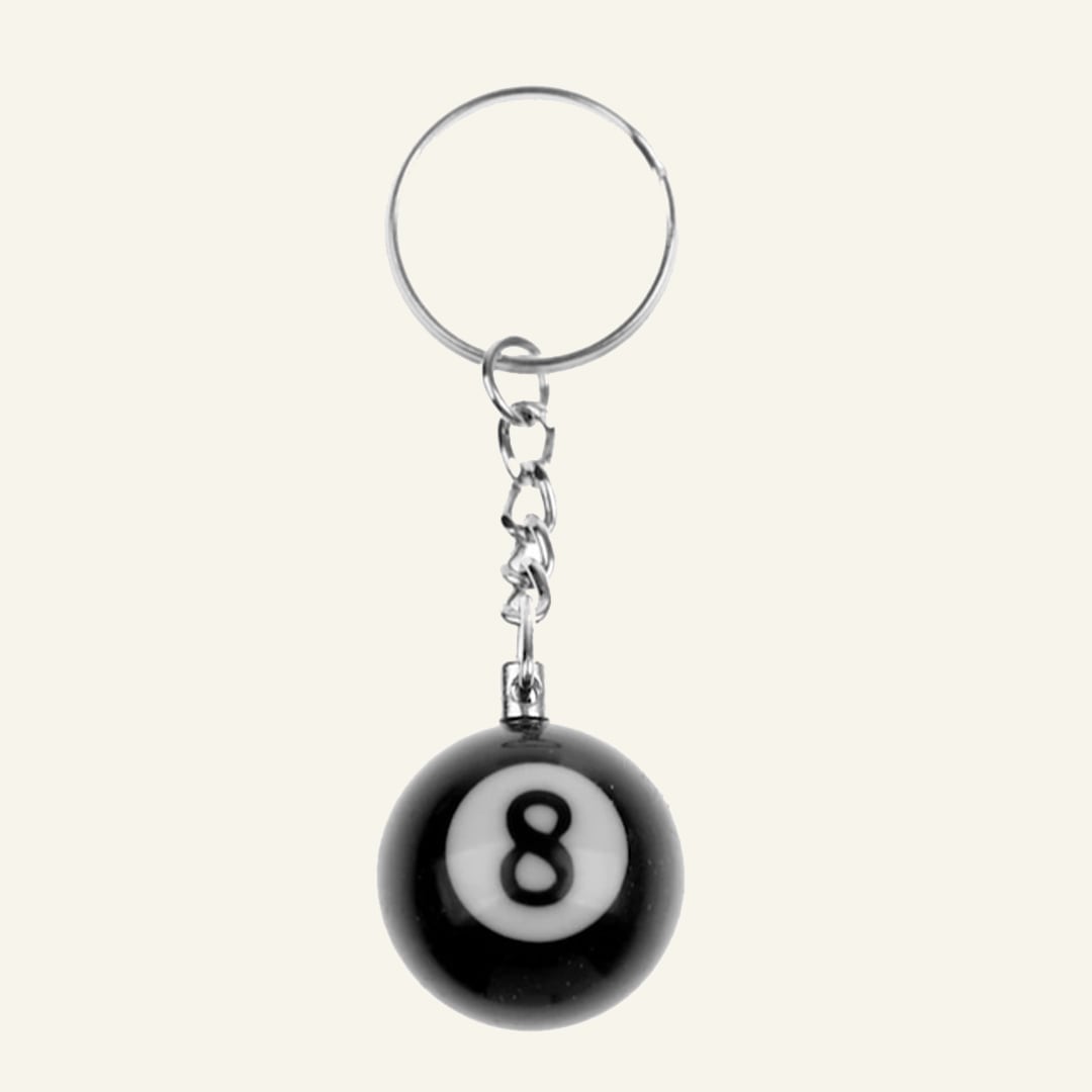 【Cat & Parfum】Eight Ball Key Chain