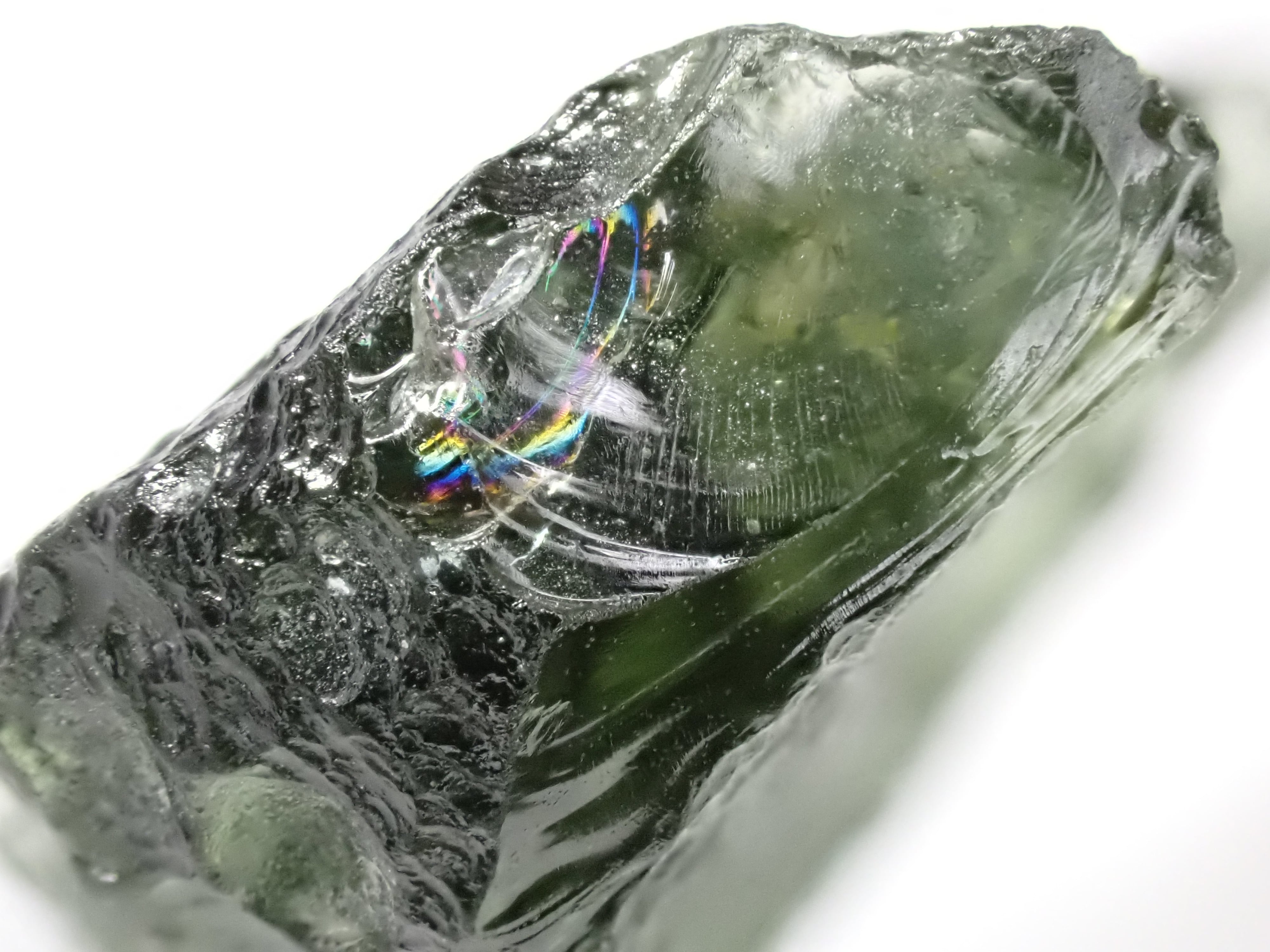 チェコ産】モルダバイト モルダウ石 原石 標本No126 | 石処たっちゃん