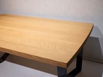 日進木工 THE GRAND TABLE グランドテーブル ダイニングテーブル テーブル 食卓 無垢材 オーク材 ブラック脚 モダン 北欧 ナチュラル