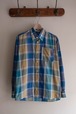 イタリア Armony チェックL/Sシャツ 84B