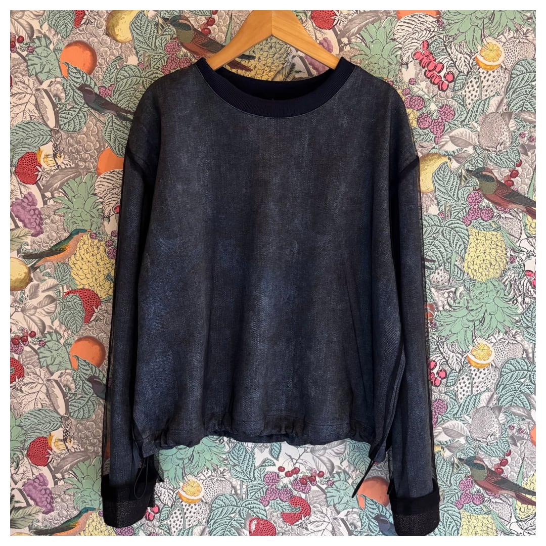 【MICALLE MICALLE】チュール重ねプルオーバー