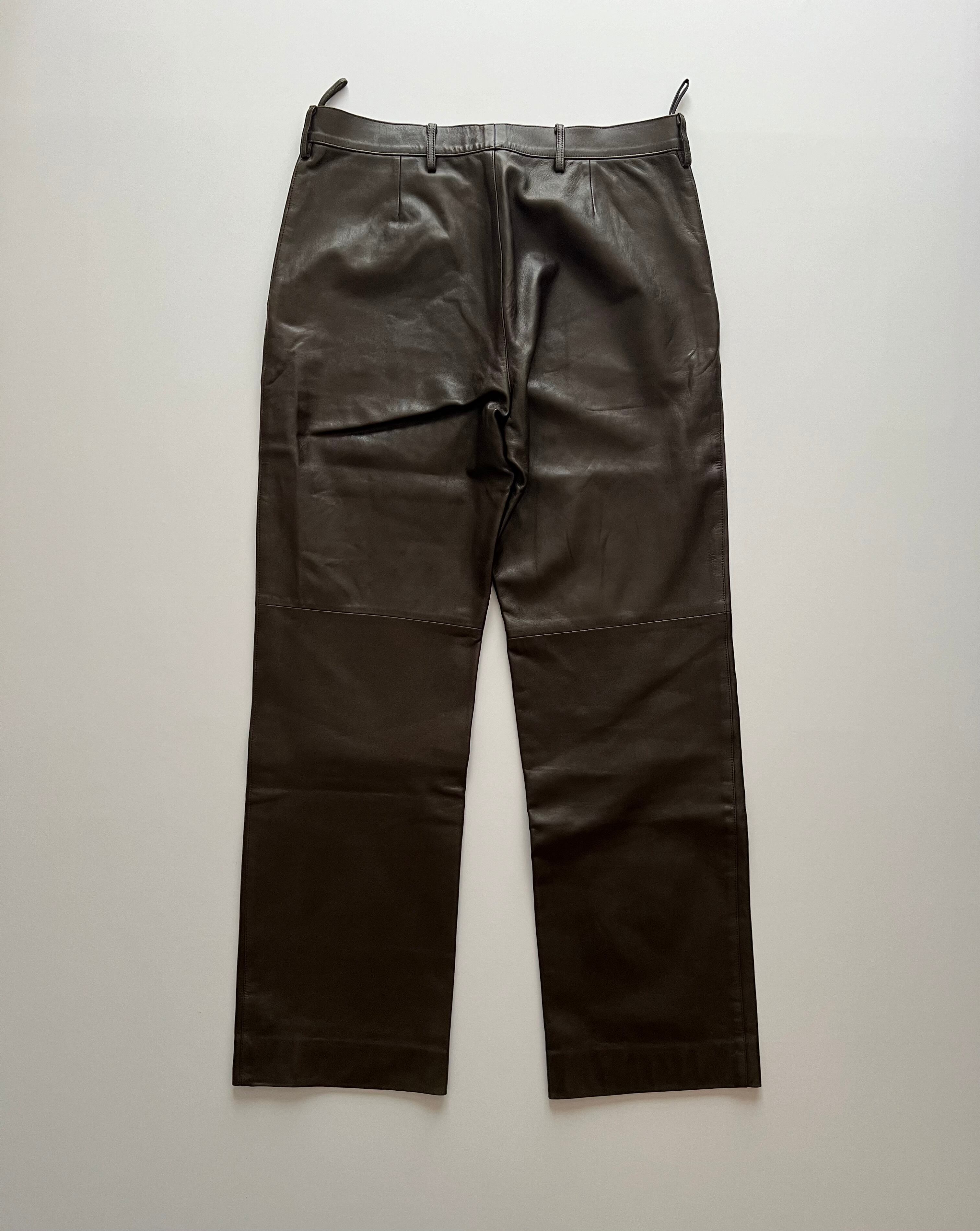 FW2000 PRADA MEN LEATHER PANT | triptraproll｜その他