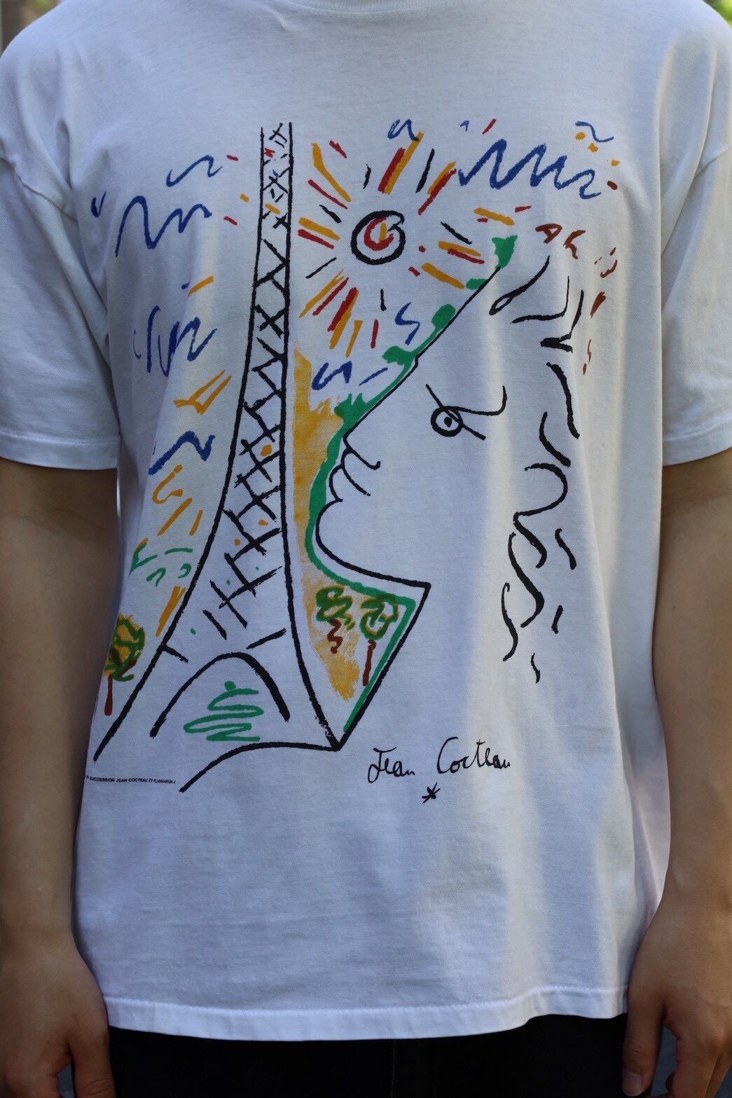 90's FRANCE製 Flammarion 4 Tee 