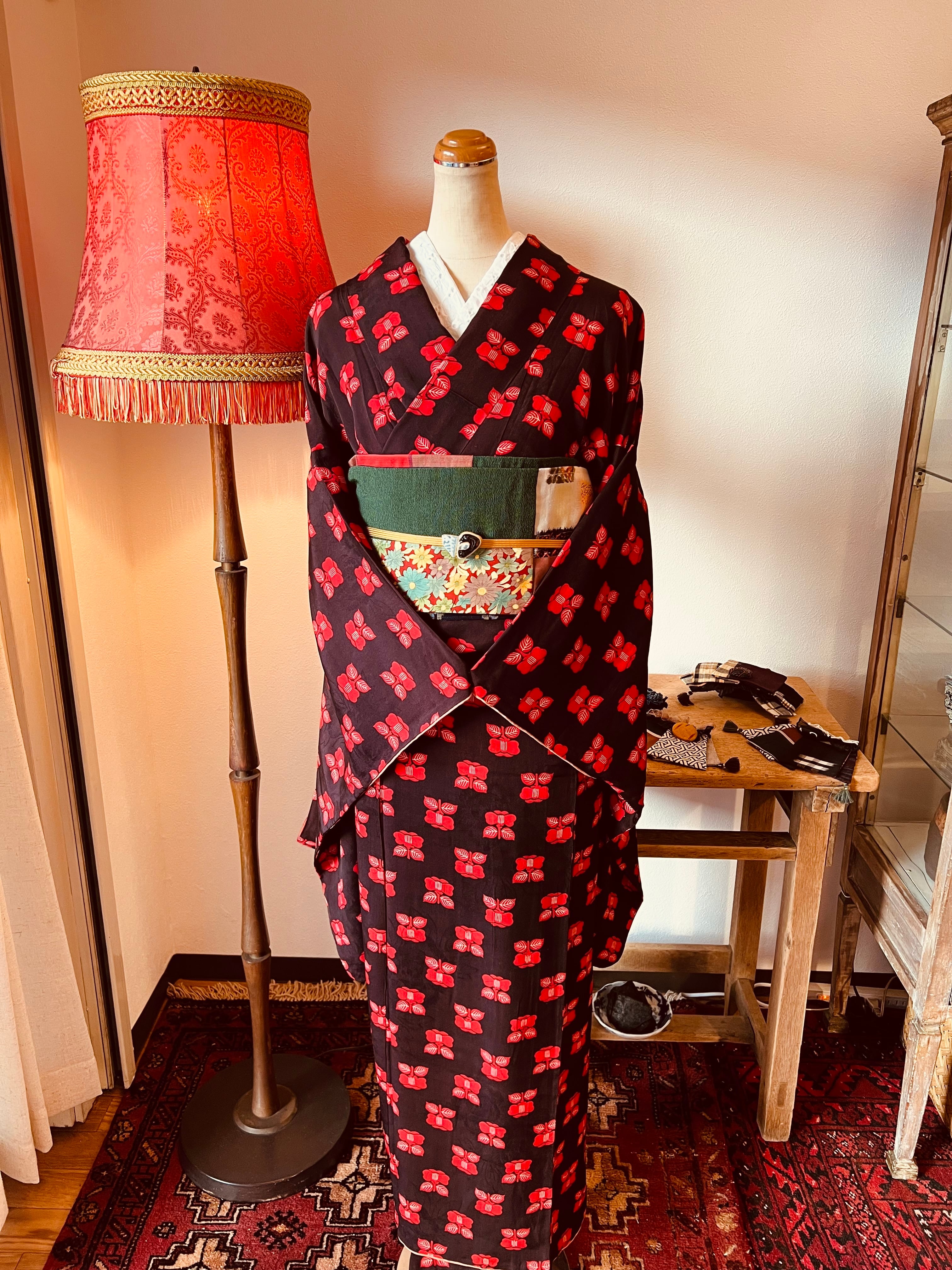 アンティーク単衣着物 | Kohaku kimono