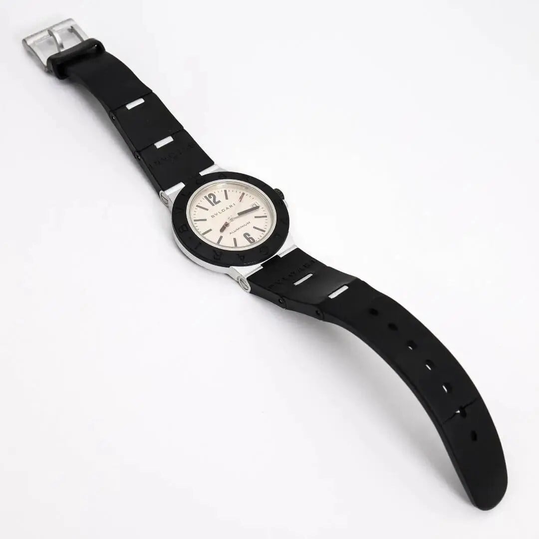 稼働 BVLGARI 腕時計 自動巻き アルミニウム オートマ メンズ3122