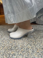 【24SS】MM⑥ エムエムシックス / Anatomic Transparent Heel Slip-on Mule