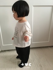韓国子供服 / LALALAND / 26Autumn / ベベドット ソーセージパンツ / 秋服 / ベビー *6M~18M*