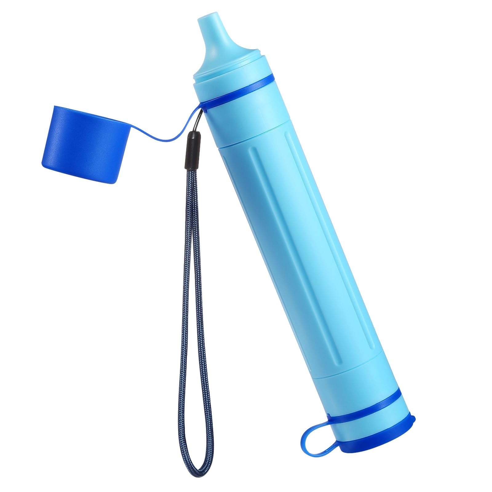 【人気】Greeshow 携帯浄水器 災害用 濾過器 軽量コンパクト サバイバルストロー フィルター交換可能 BPAフリー 再利用可能 アウトドア 登山 キャンプ 防災・非常用 GS-28H1