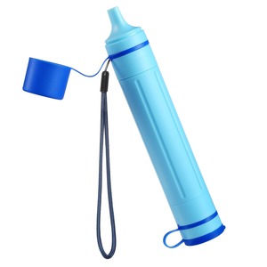 【人気】Greeshow 携帯浄水器 災害用 濾過器 軽量コンパクト サバイバルストロー フィルター交換可能 BPAフリー 再利用可能 アウトドア 登山 キャンプ 防災・非常用 GS-28H1