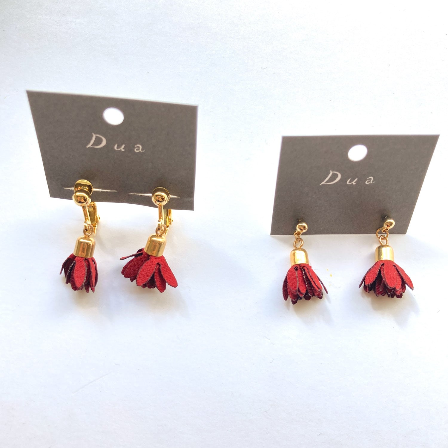 ふわりミニ花びらタッセルのシンプル〈ピアス/イヤリング〉 | Dua