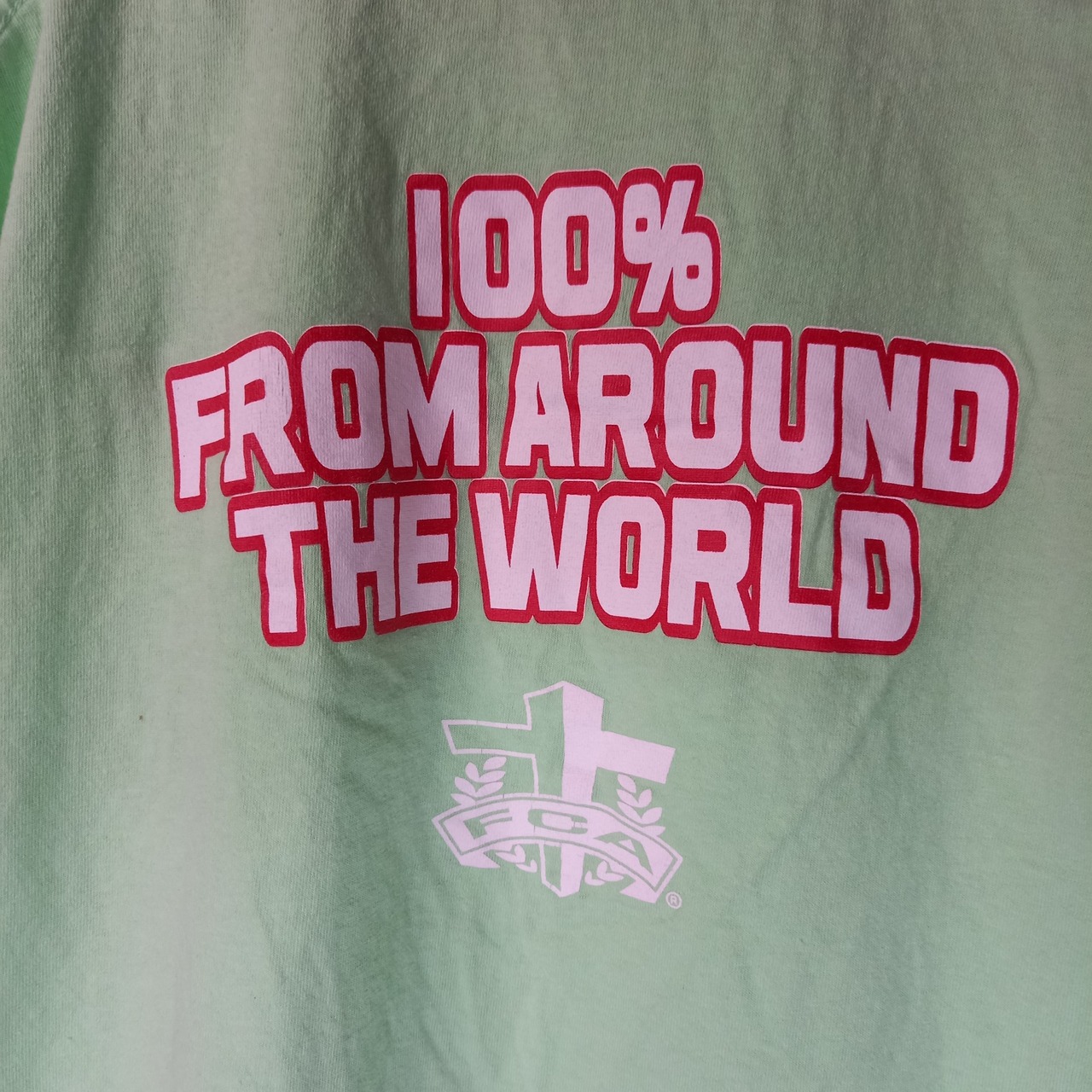 ギルダン　クルーネック　プリントTシャツ　カレッジロゴ　ウルトラコットン　M