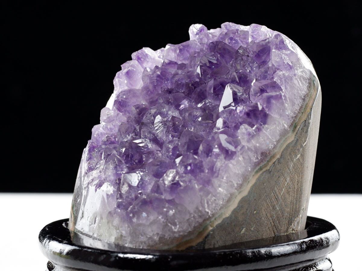 アメジスト 原石 ウルグアイ産 アメジスト クラスター amethyst 台座