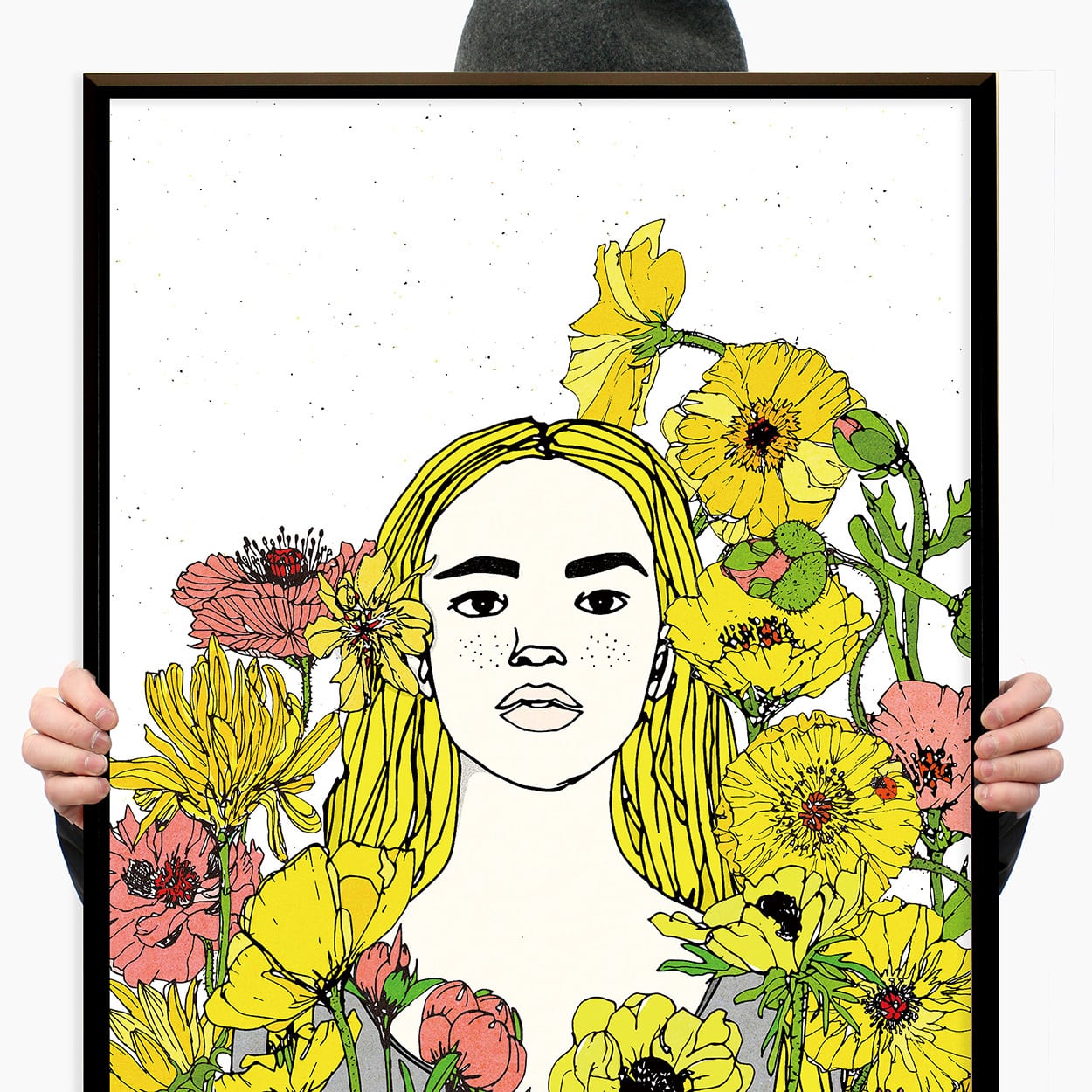 絵画  「咲き誇っている花」 悦びに咲く花 No.213. 【 1点のみ 】 | Sonora Design Art Store