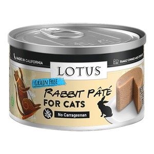 【ロータス(キャットラビットパテ)】ラビットを主原料に、貝や果物を混ぜた滑らかな食感のパテ缶