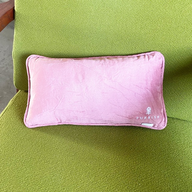 Orange Needlepoint Mini Pillow [Furbish] Spicelic