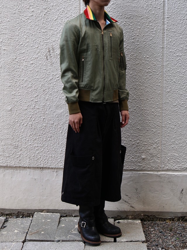 【paul smith】coloring stand collar blouson