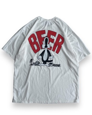 calm beer print pigment tee <2color>