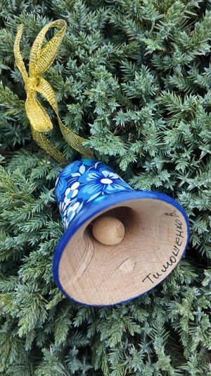 クリスマスデコレーション　ベル1点のみ（ティモシェンコ作）