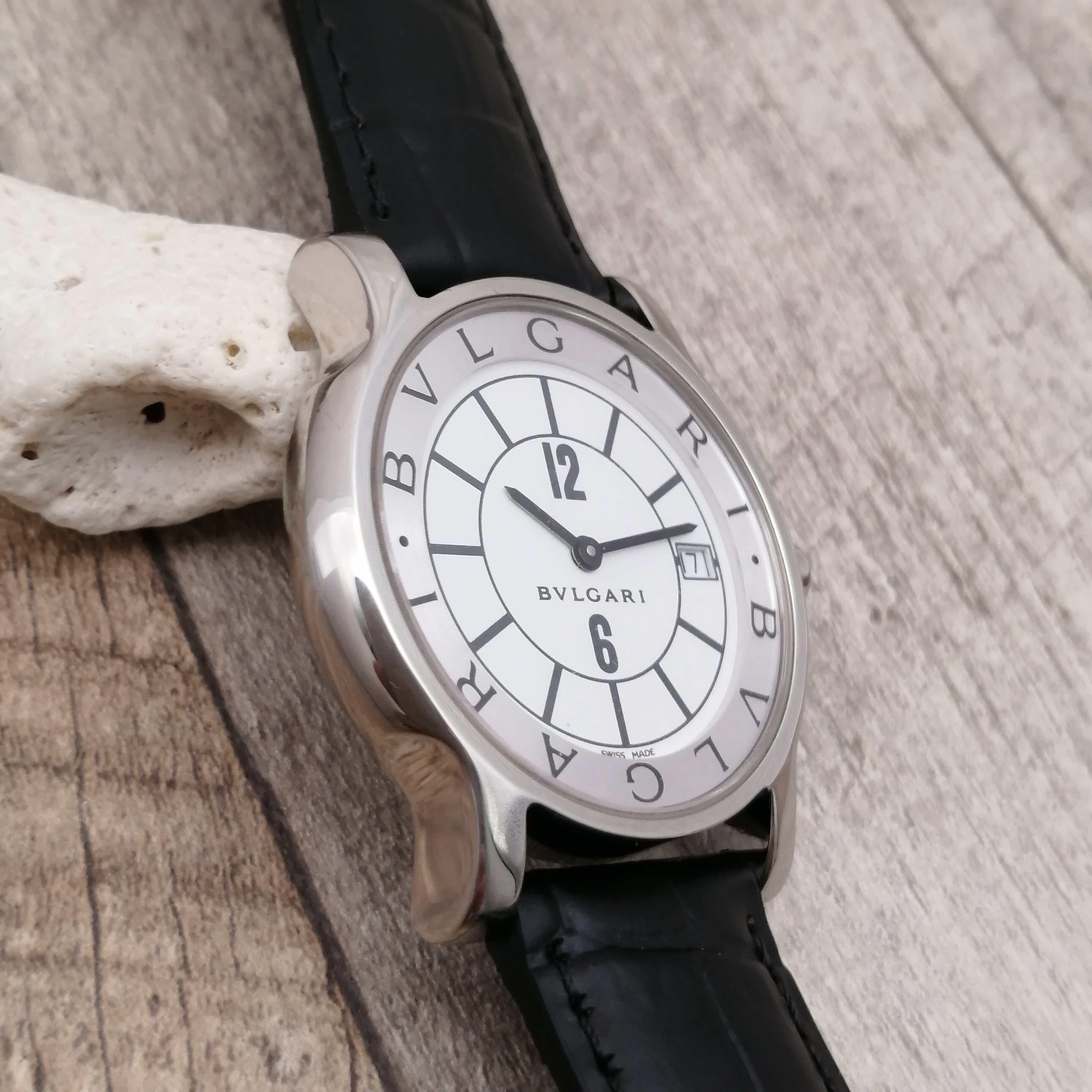 極美品✨ブルガリ ソロテンポ✨動作保証付 点検済 メンズ 腕時計