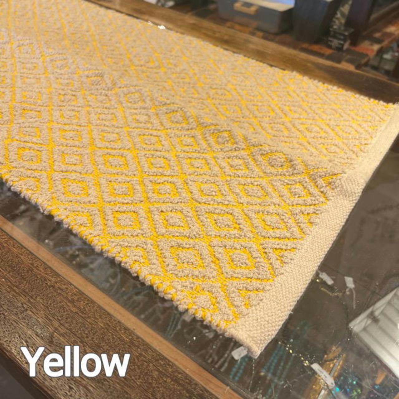 PVC & Cotton kitchen mat 4Color 　kitchenmat　　PVC×コットンマット　フロアマット　キッチンマット　ハーフサイズラグマット　ラグ　