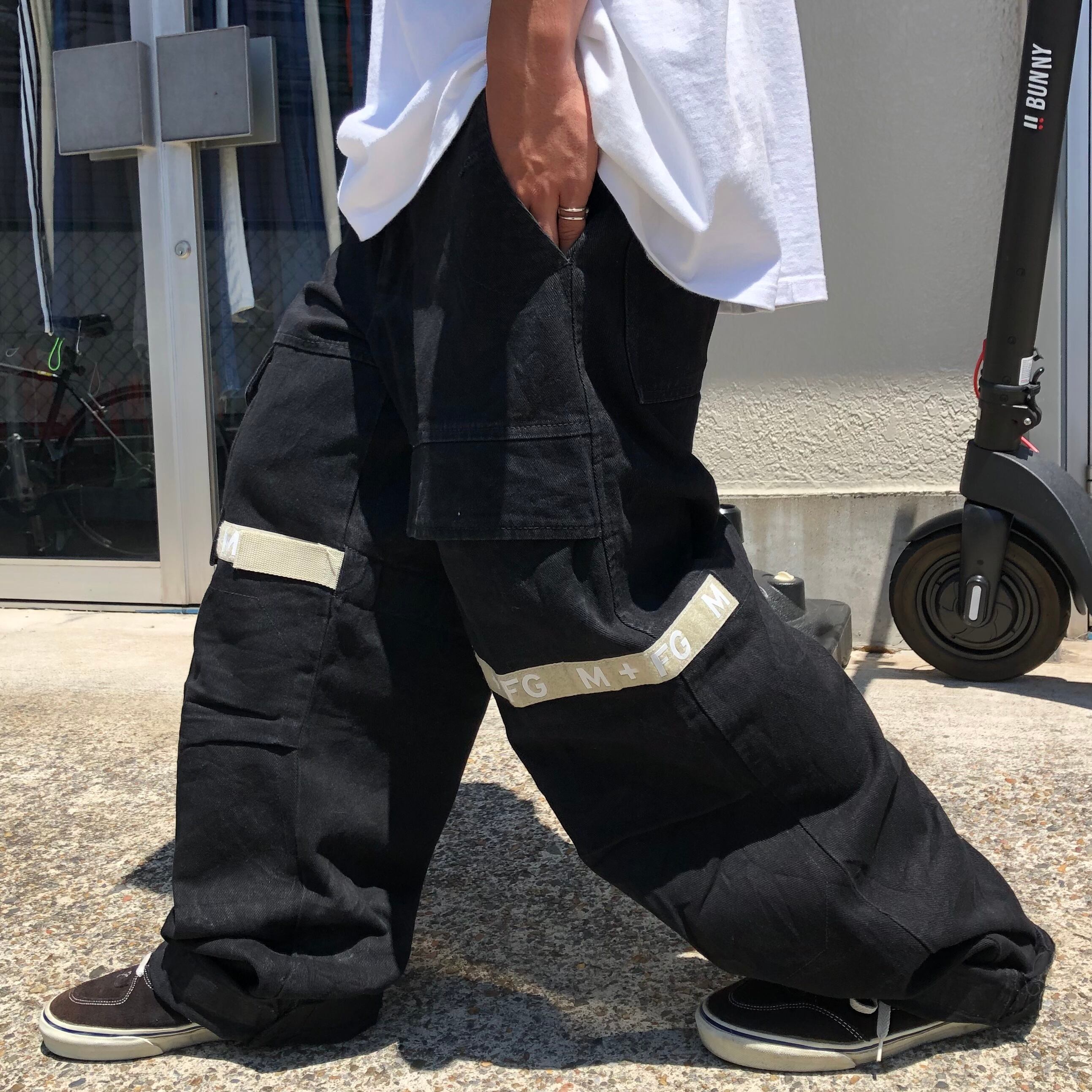 送料&加工料込 90s OLD IMPQ ワイド デニム ペインター バギーパンツ