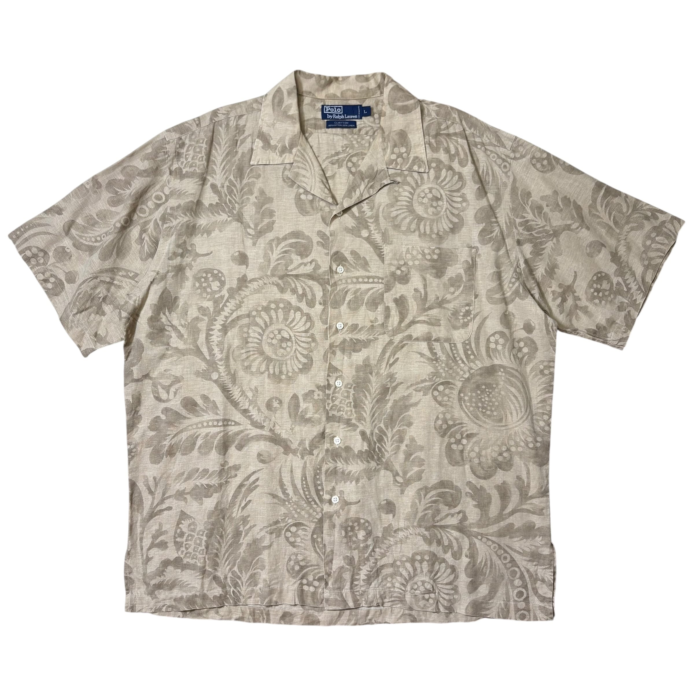 90s Polo by Ralph Lauren ラルフローレン SKI CAMP オープンカラー