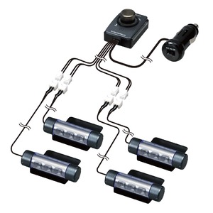【新着特価】セイワ(SEIWA) 車内用品 イルミネーション サウンド4フロアライト サウンド機能付き F204