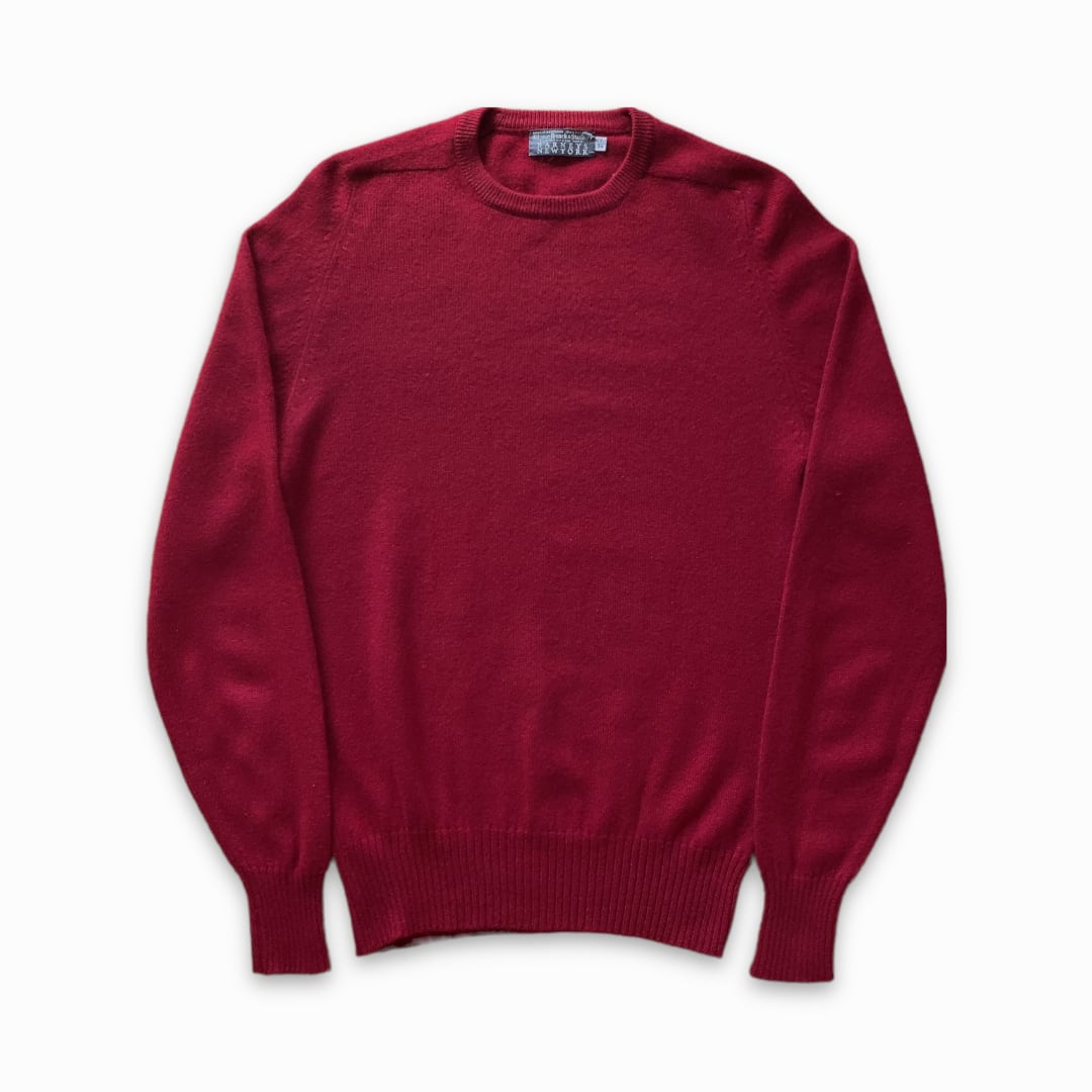 BARNEYS NEW YORK / 80-90's Crewneck Cashmere Sweater / Made in