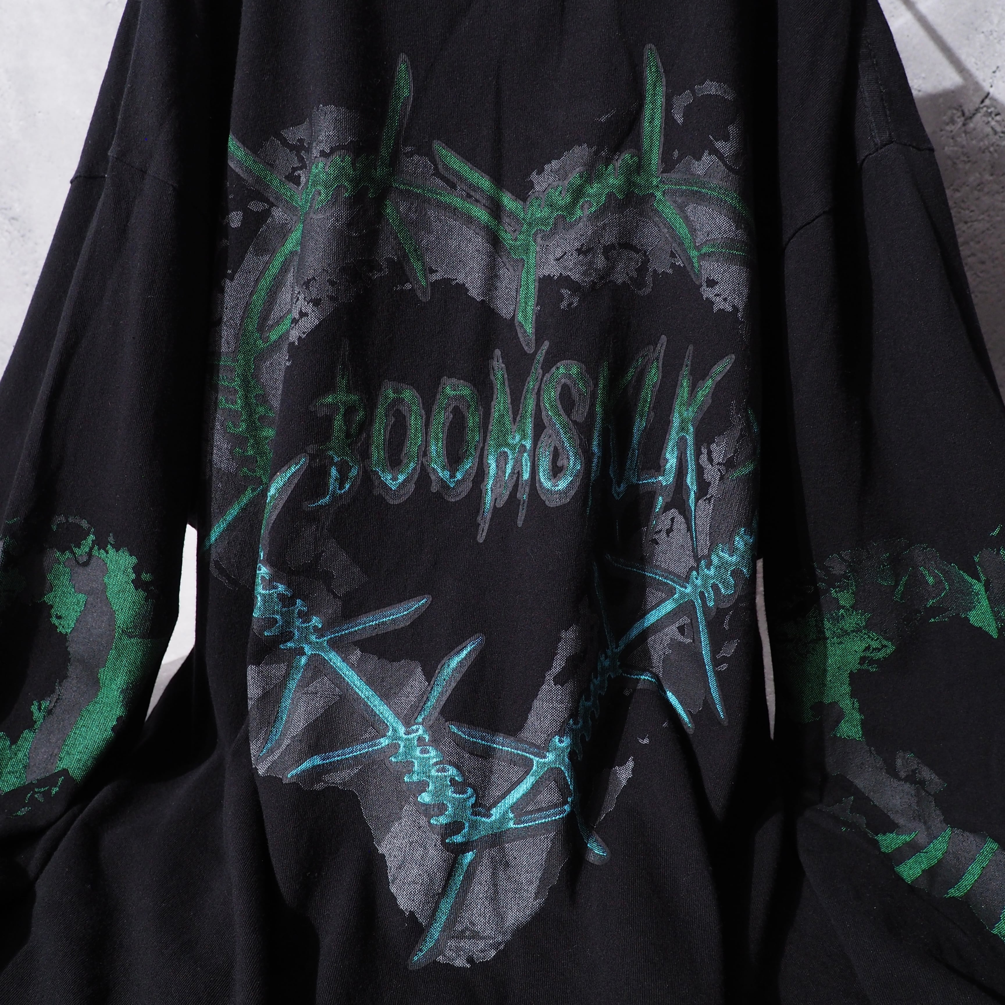 ” Broken heart ” Paint printed Long sleeve loose Tee