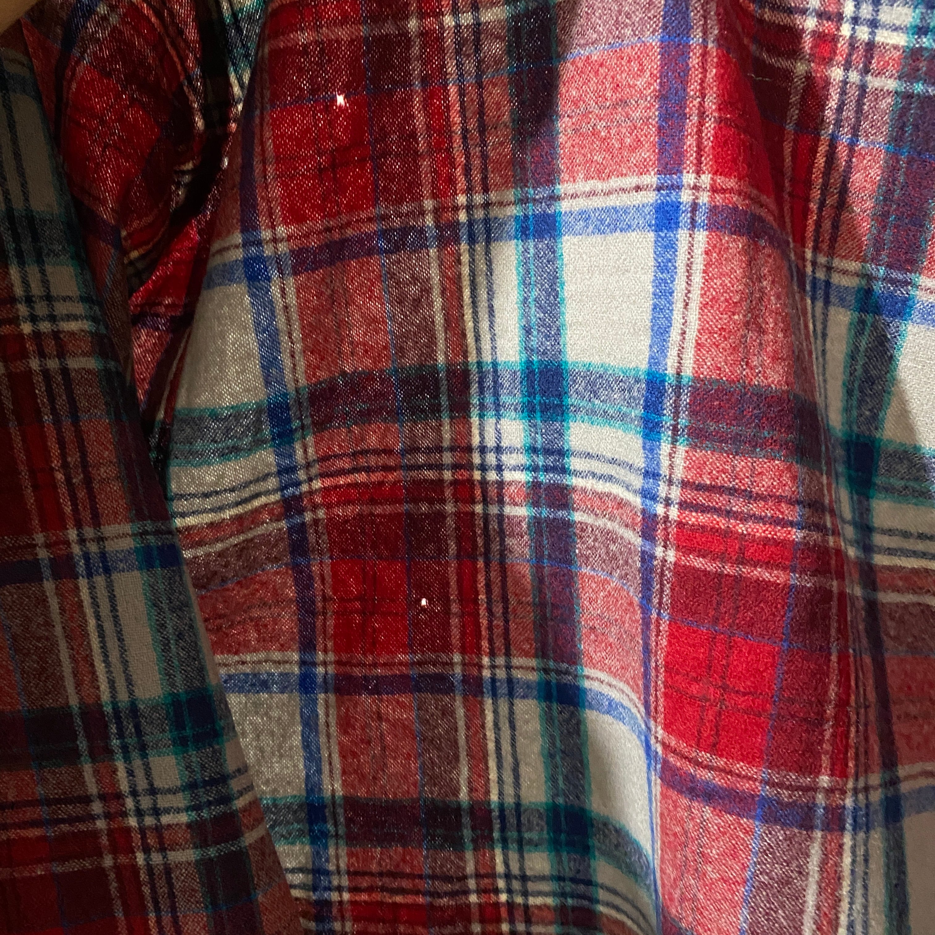 USA製 70s PENDLETON ウールシャツ M 100% VIRGIN WOOL