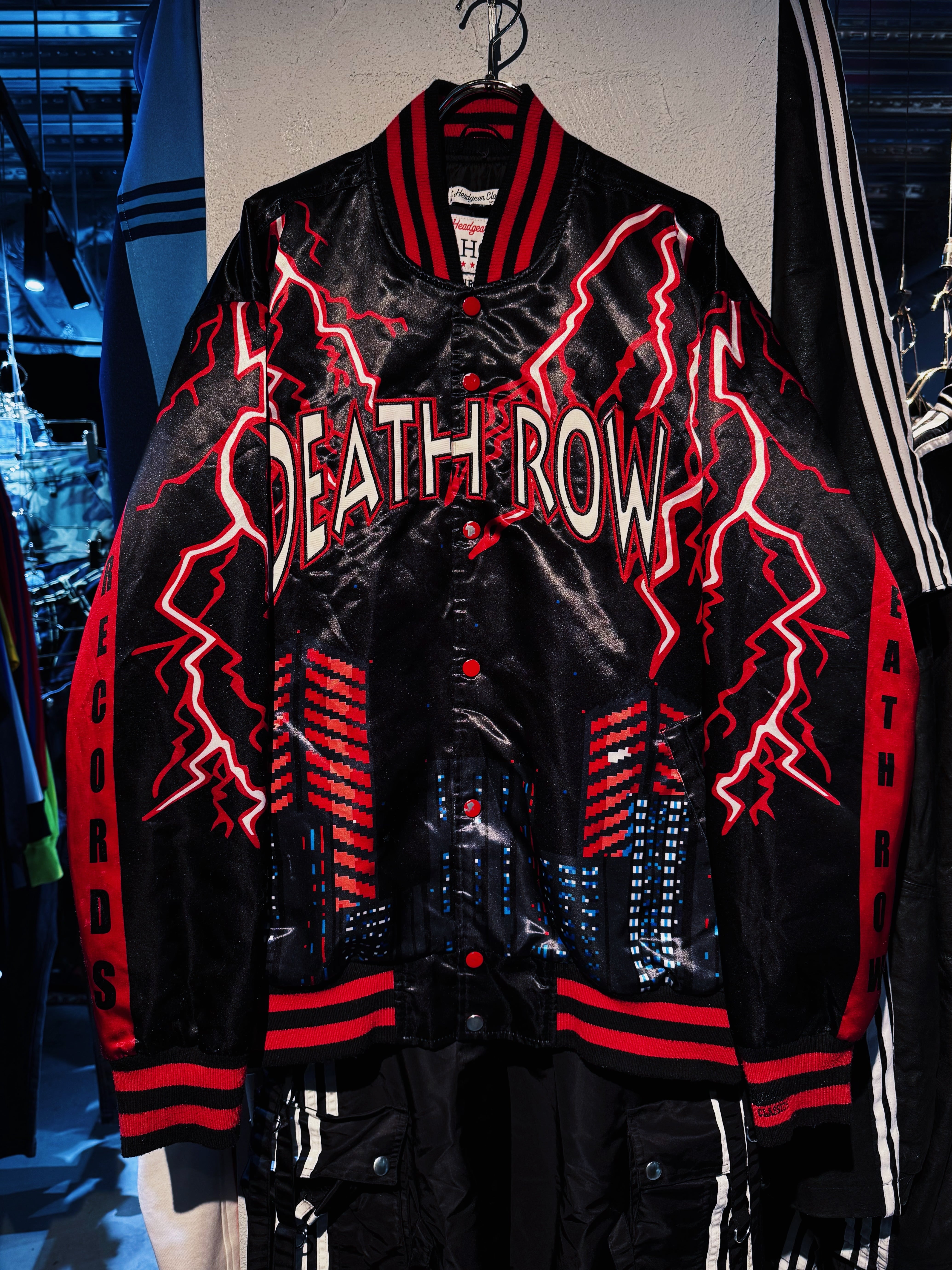 "headgear classics"DEATHROW RECORDS varsity jacket