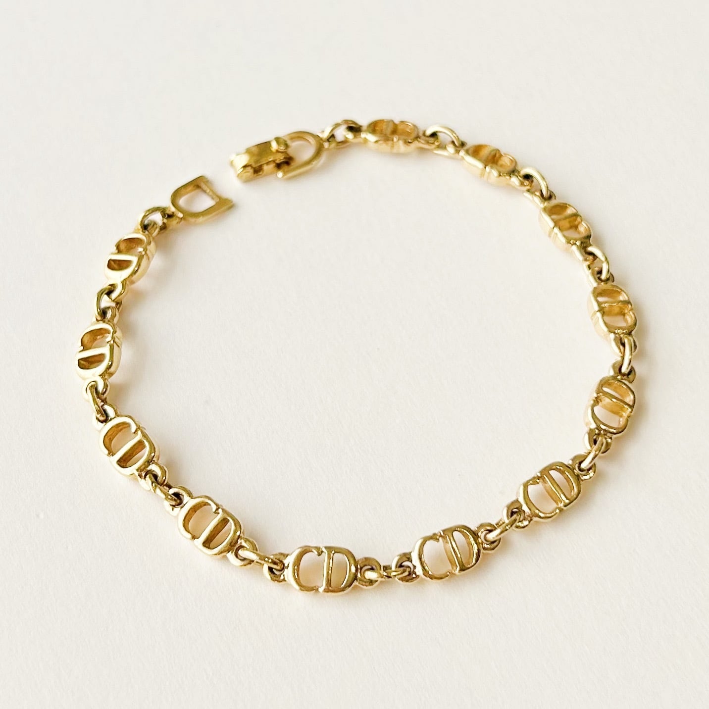 B7087】Christian Dior mini logo bracelet/クリスチャンディオール