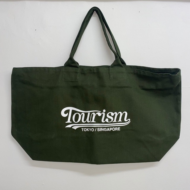 TOURISM トートバッグ (カーキ)