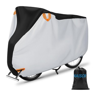 【努力特価】自転車カバー 子供用 防水 UVカット 厚手210D オックスフォード 22インチ対応 小型車向け 防風・破れにくい・雨よけ ロック穴・反射テープ付き キッズバイク/ジュニアバイク対応 収納袋付き サイクルカバー