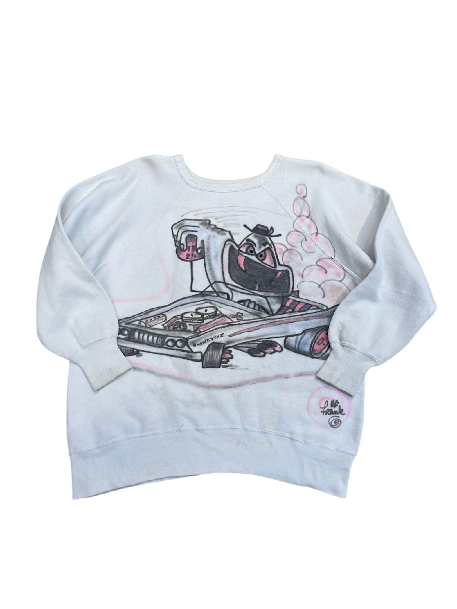 60's Airbrush Monster Painted Sweat Shirt | STYLE 202