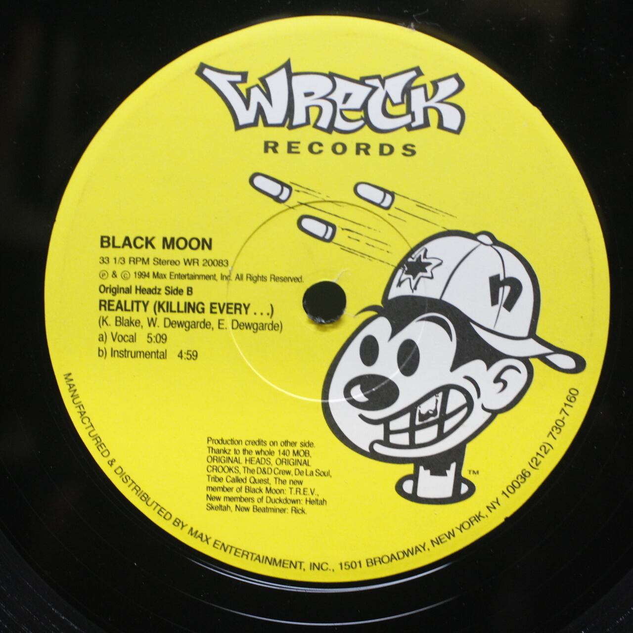 Black Moon / I Got Cha Opin (Da Beatminerz Remix) [WR 20083] - 画像2
