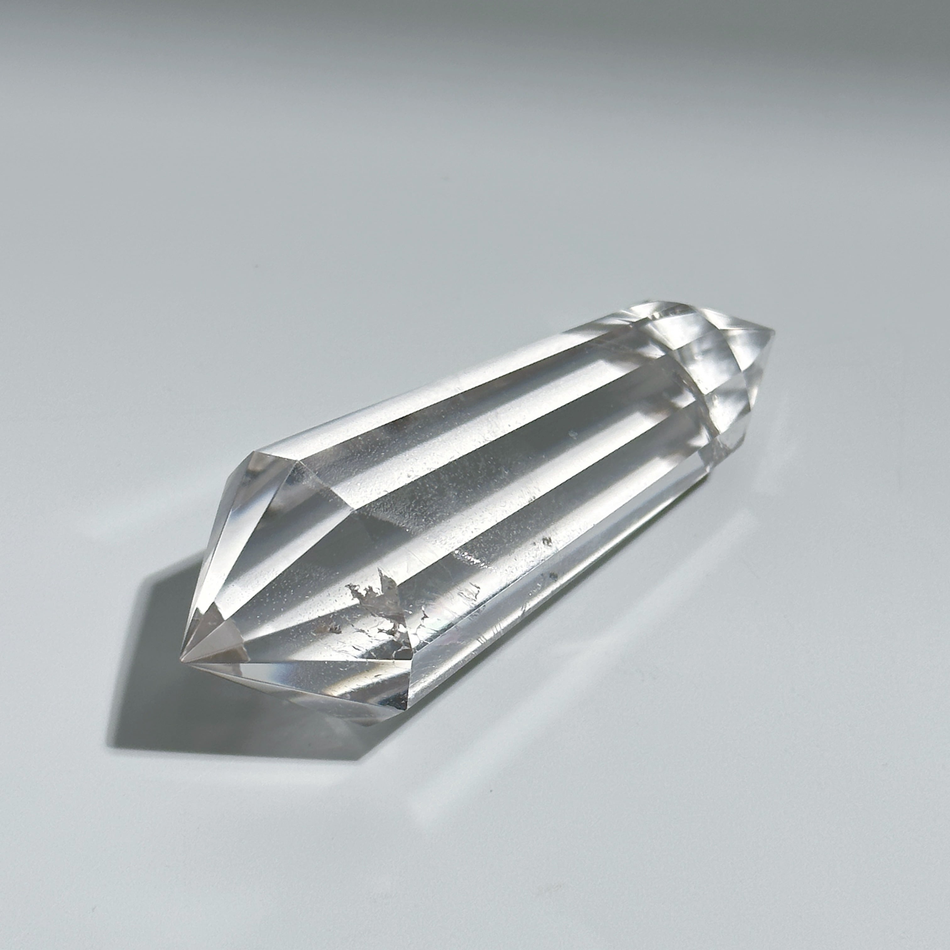 虹◎トカンティンス産クリアクォーツ ダブルターミネイテッド74