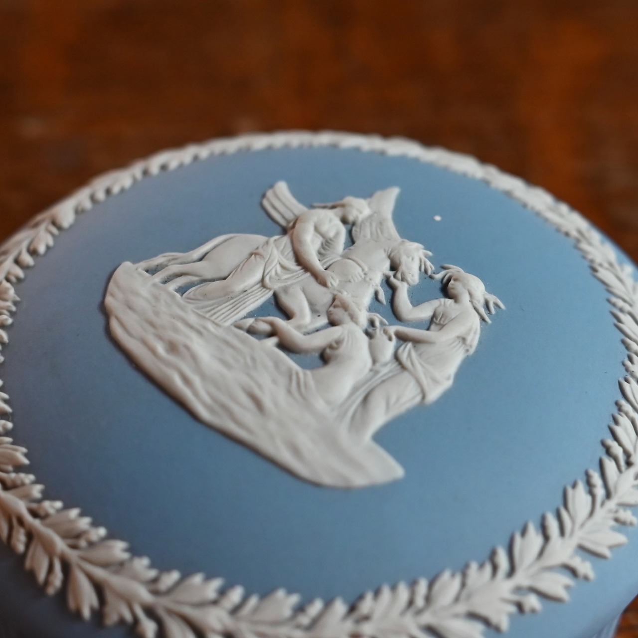 WEDG WOOD Accessory Case/ ウエッジウッド アクセサリーケース〈 小物入れ・ピルケース・収納・アンティーク・ヴィンテージ 〉114542