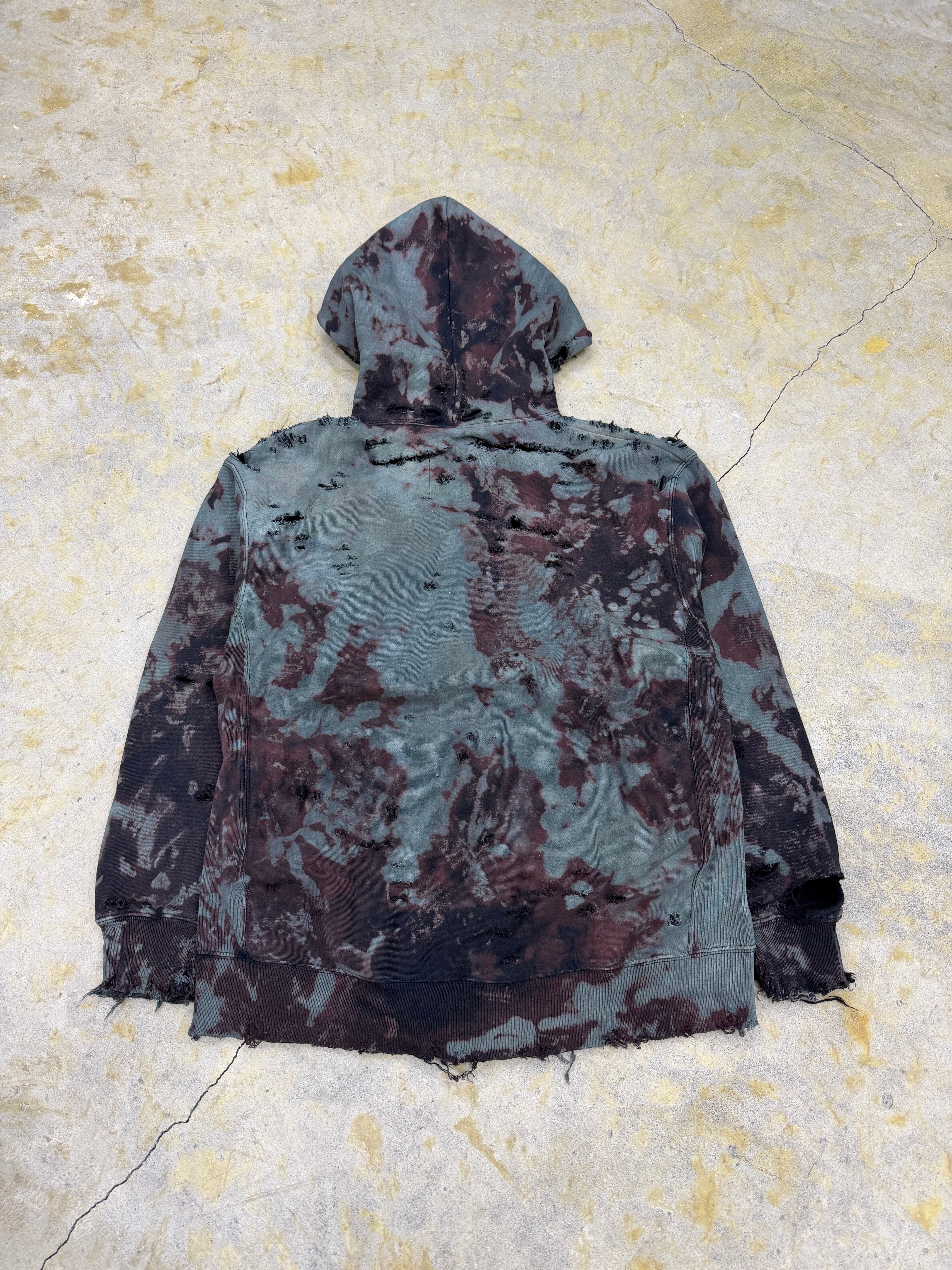 Teppei Furuyama | HARD CRASH PULLOVER ZIP-UP PARKA | BLEACH | HOWDAY