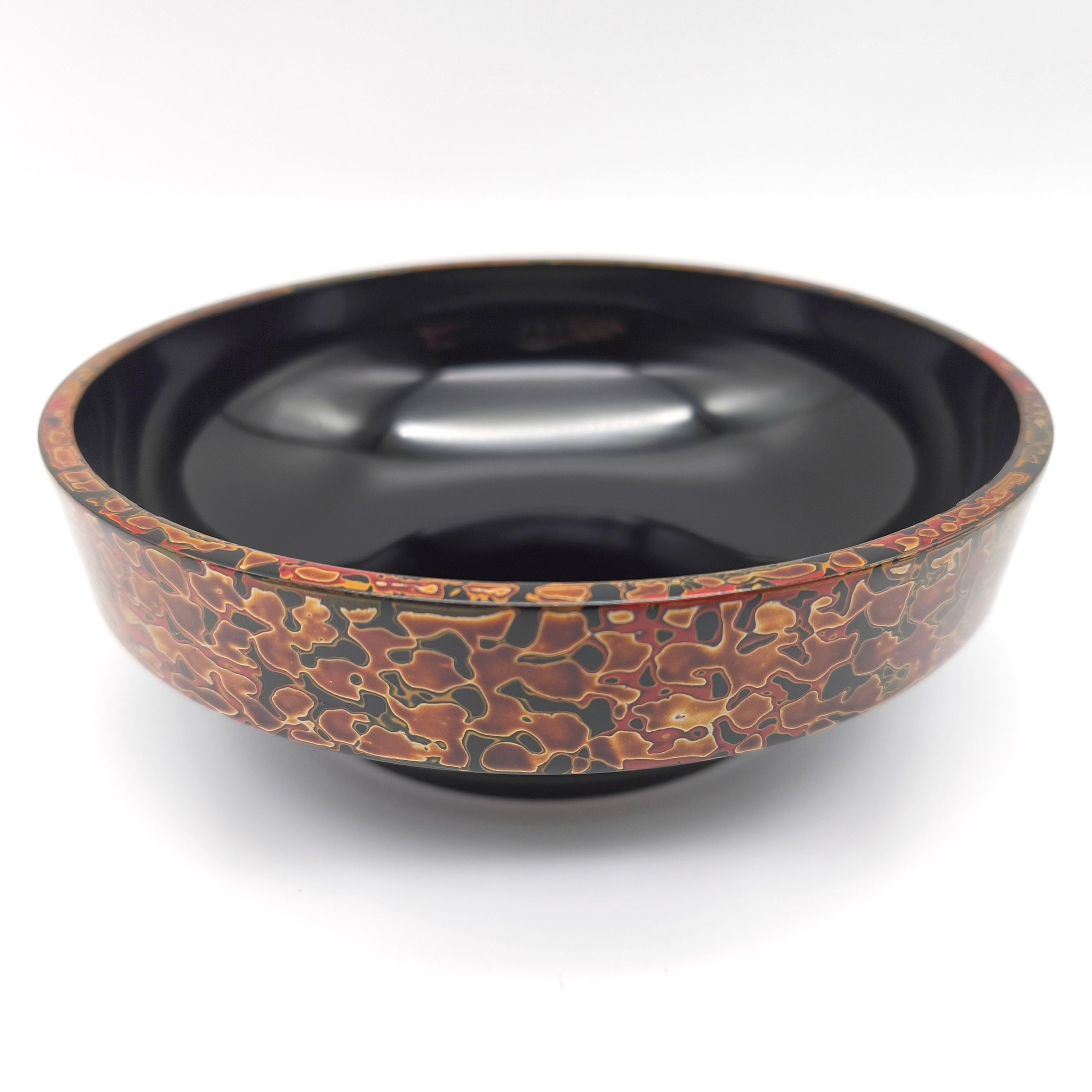 津軽塗（唐塗）バカ塗り・菓子器・銘々皿セット・漆器・伝統工芸・No