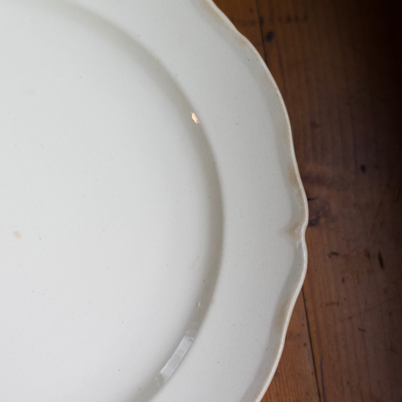Montereau Plate / モントロー プレート【B】〈 フランス食器・ 皿・花リム・フランスアンティーク・アンティークプレート・ブロカント・ヴィンテージ 〉113091