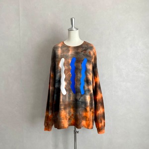 板染 ロンT【Lau made in japan】