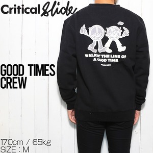 Critical Slide クリティカルスライド TCSS ティーシーエスエス GOOD TIMES CREW スウェットトレーナー FC2155L [FB]