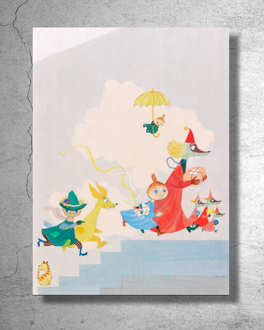 ムーミン/トーべ・ヤンソン』フィンランド現代美術館制作ポスター