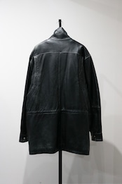 Bertanni Hi neck design leather jacket