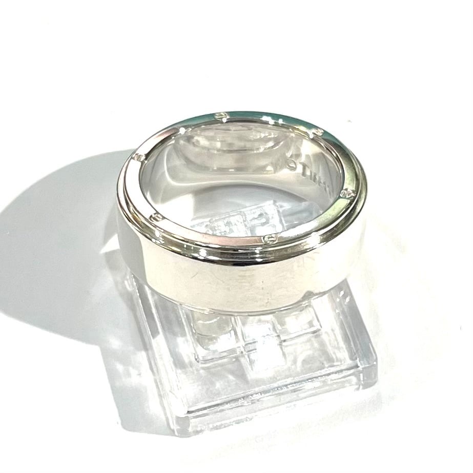 TIFFANY&CO.】【21.5号 】2939 洗練。メトロポリス リング／幅1.1cm